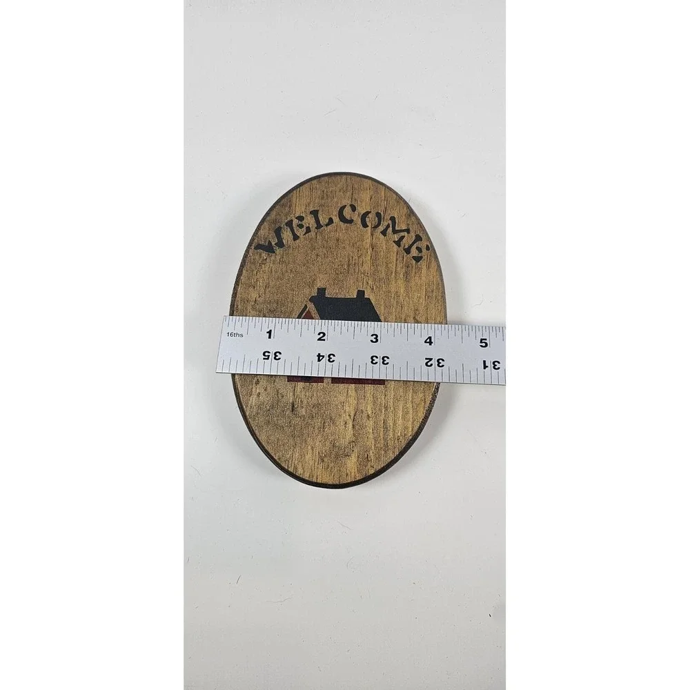 Vintage‎ Rustic Wood Farmhouse Sign - Hand Crafted and Painted Wall 6